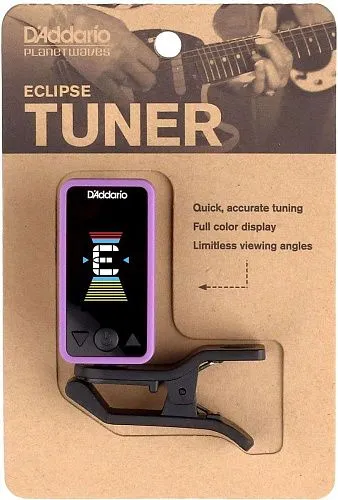 Planet Waves PW-CT-17PR Eclipse Тюнер на прищепке, фиолетовый.