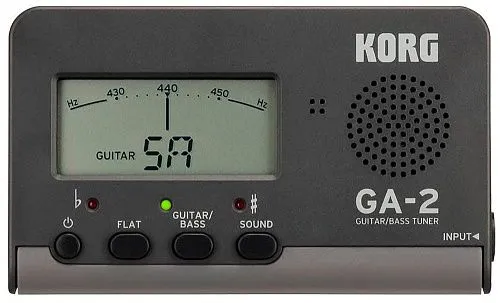 Korg GA-2 Тюнер цифровой для гитары/бас-гитары.